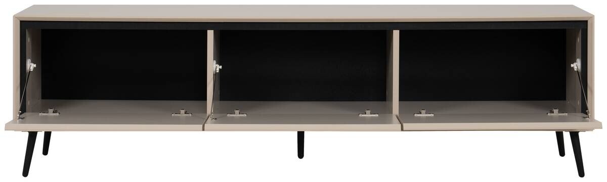 Lowboard Arona sand schwarz B/H/T: ca. 175x50x38 cm