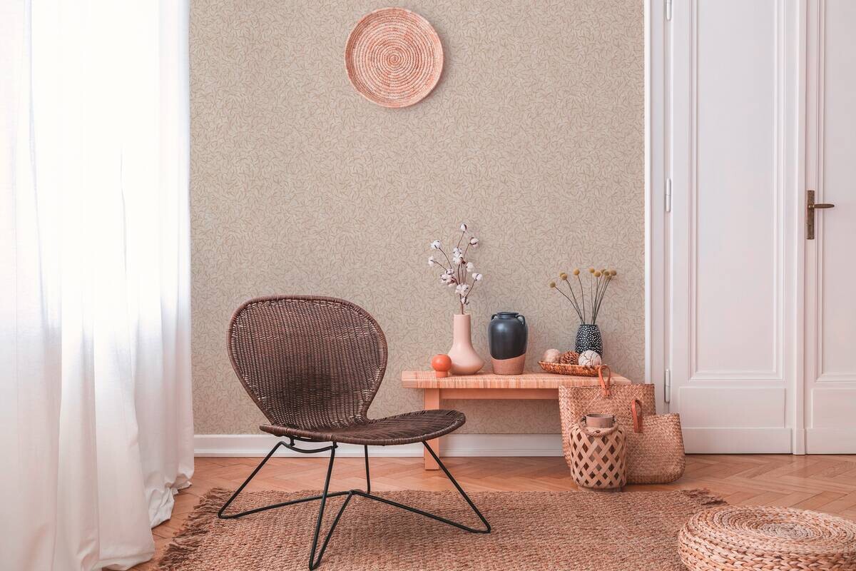 A.S.Creation Vliestapete beige B/H/D: ca. 53x1005x8,5 cm