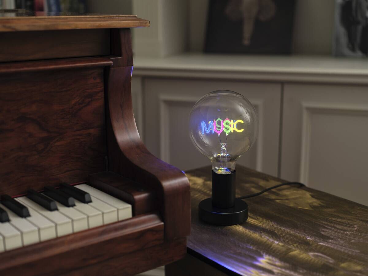 OSRAM LED-Tischleuchte Lettertable Metall B/H/L: ca. 12,5x23x12,5 cm E27