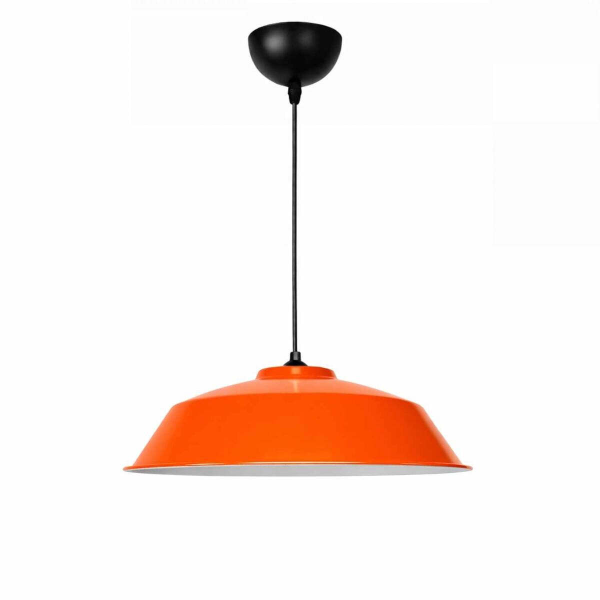 Opviq Pendelleuchte orange B/H/T: ca. 35,5x120x35,5 cm E27 1 Brennstellen