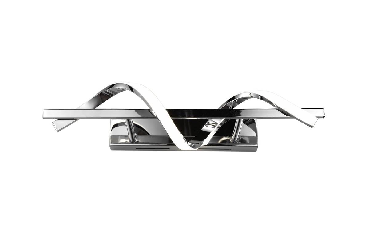 Reality LED-Wandleuchte R22201106 Isabel Chrom Metall B/H: ca. 46x12 cm 1 Brennstellen
