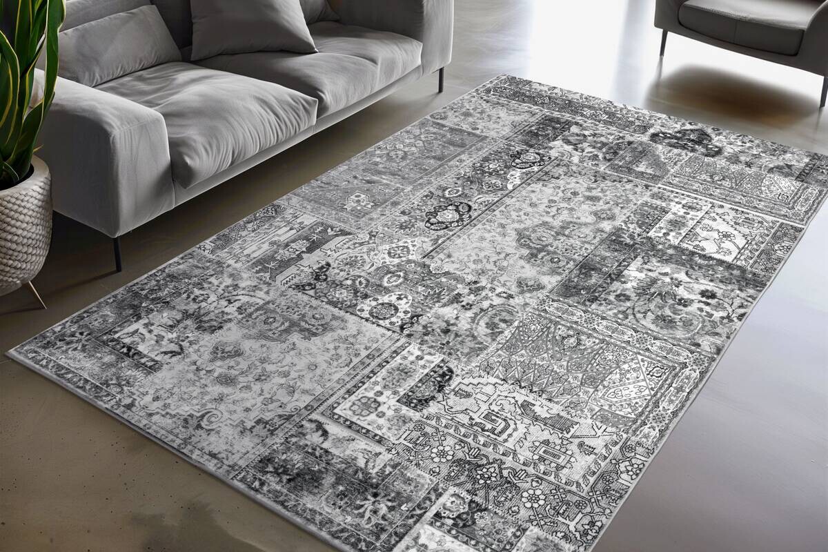Obsession Teppich Avantgarde grau B/H/L: ca. 160x16x230 cm