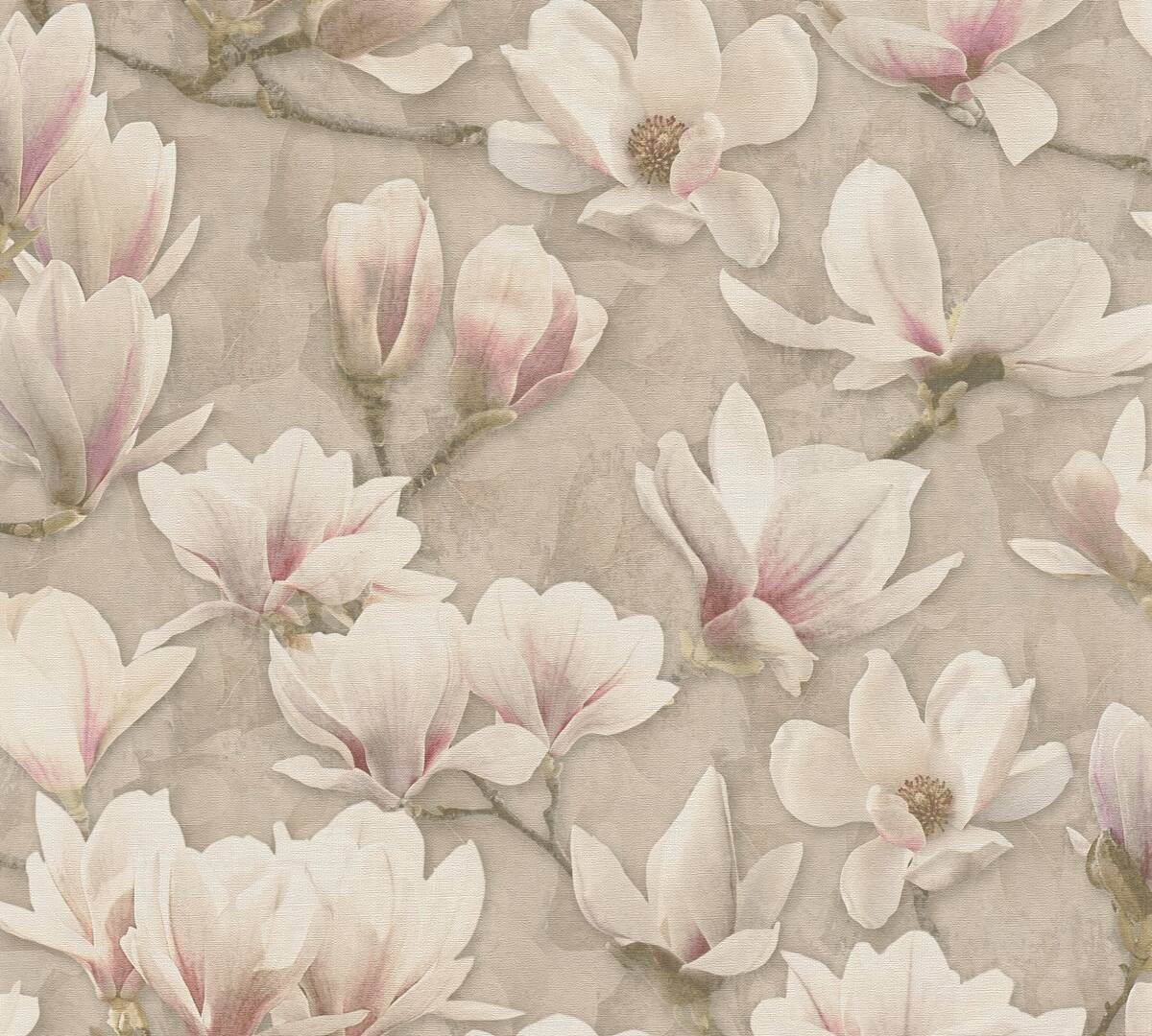 A.S.Creation Vliestapete weiß rosa B/H/D: ca. 53x1005x8 cm