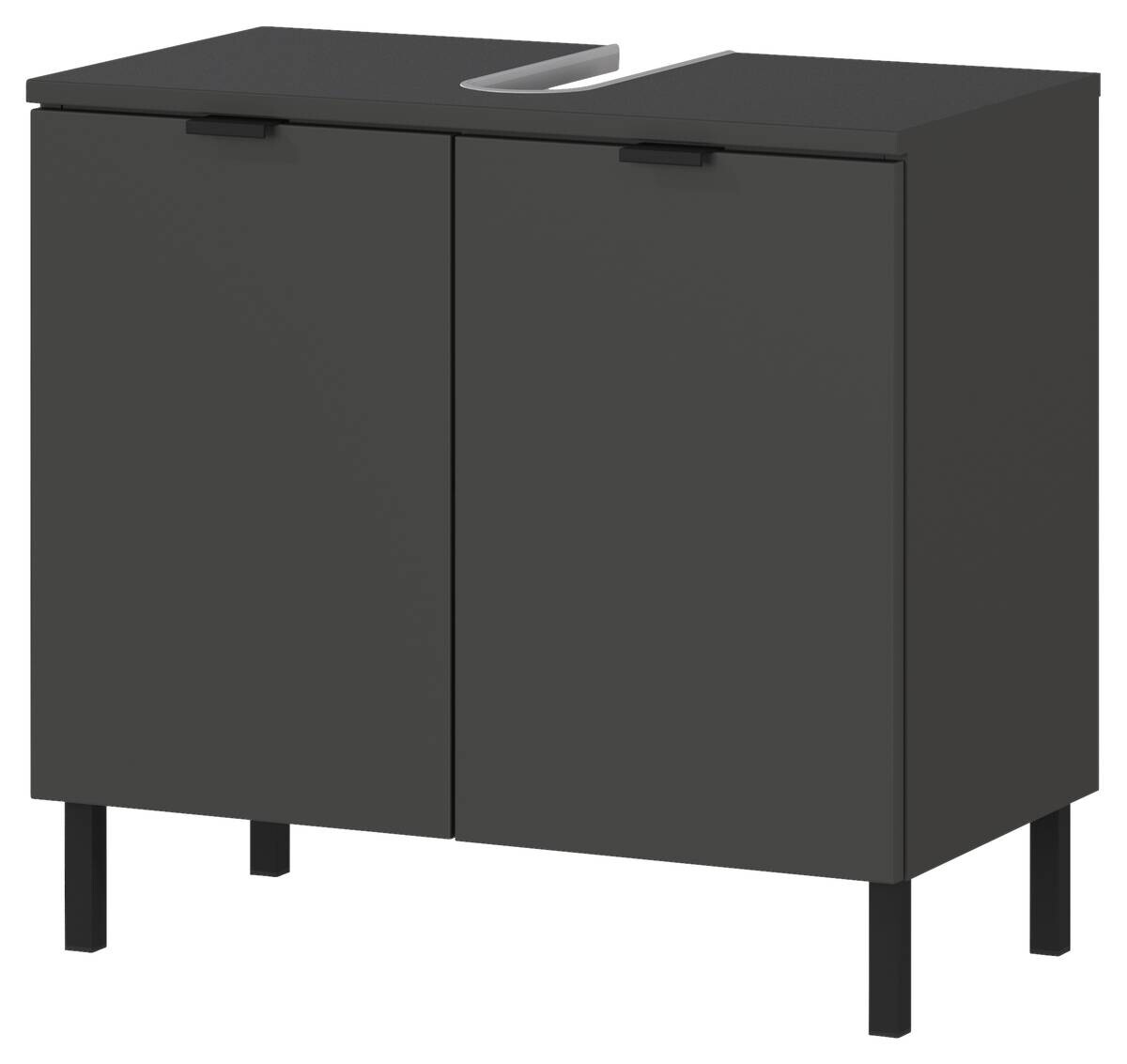 Waschbeckenunterschrank 1980-547 Graphit B/H/T: ca. 60x56x34 cm