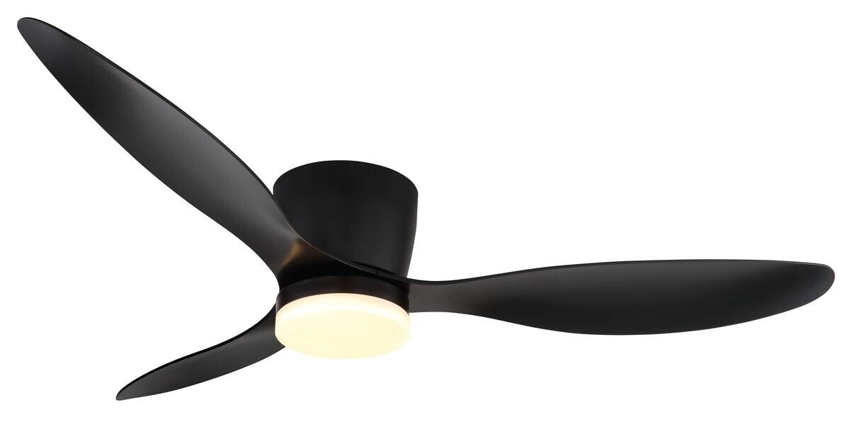 GLOBO Deckenventilator schwarz B/H/L: ca. 30,5x24x65 cm max. 30 W