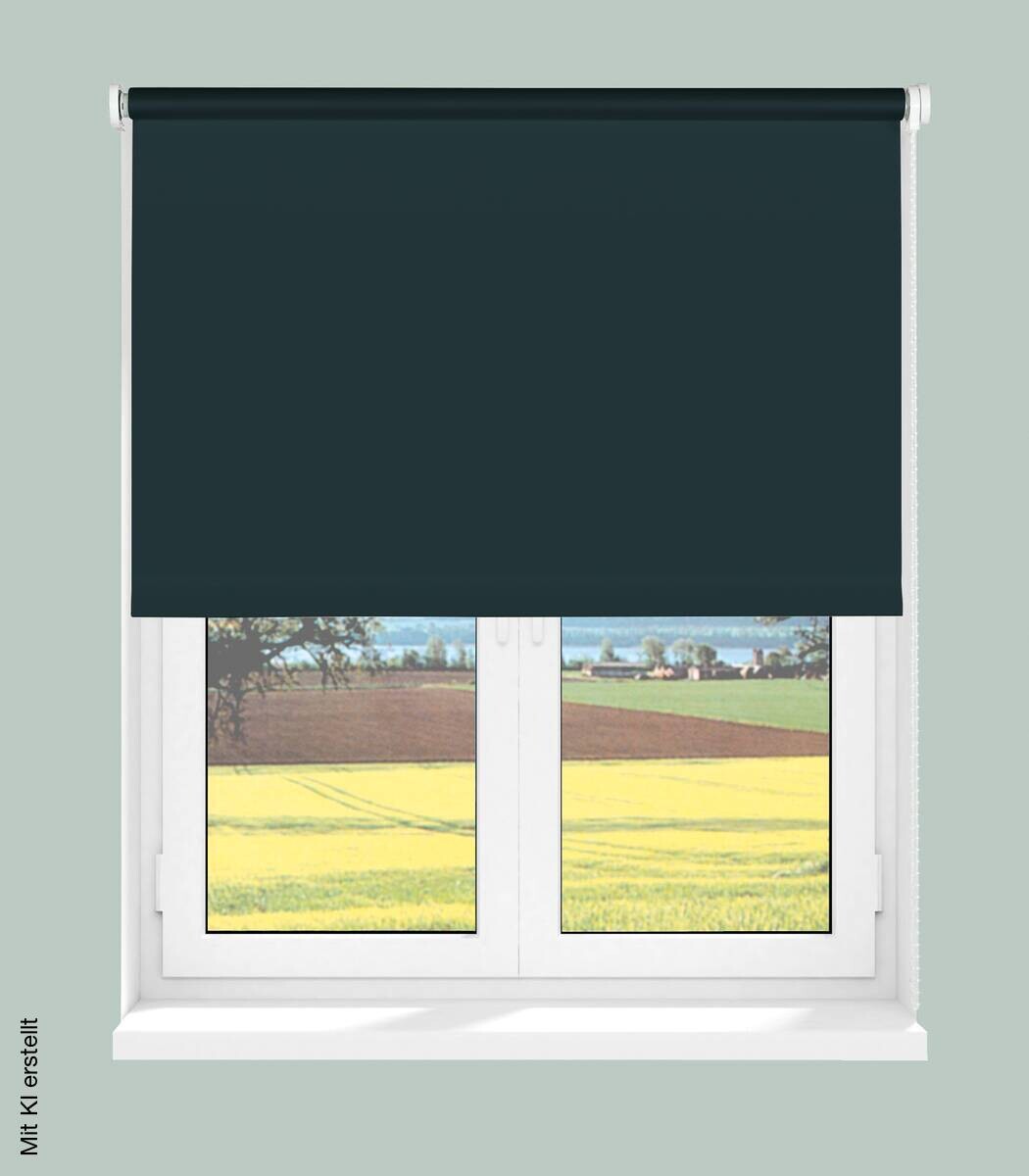 Boviva Thermo Seitenzugrollo Verdunklungsqualität anthrazit B/L: ca. 62x175 cm