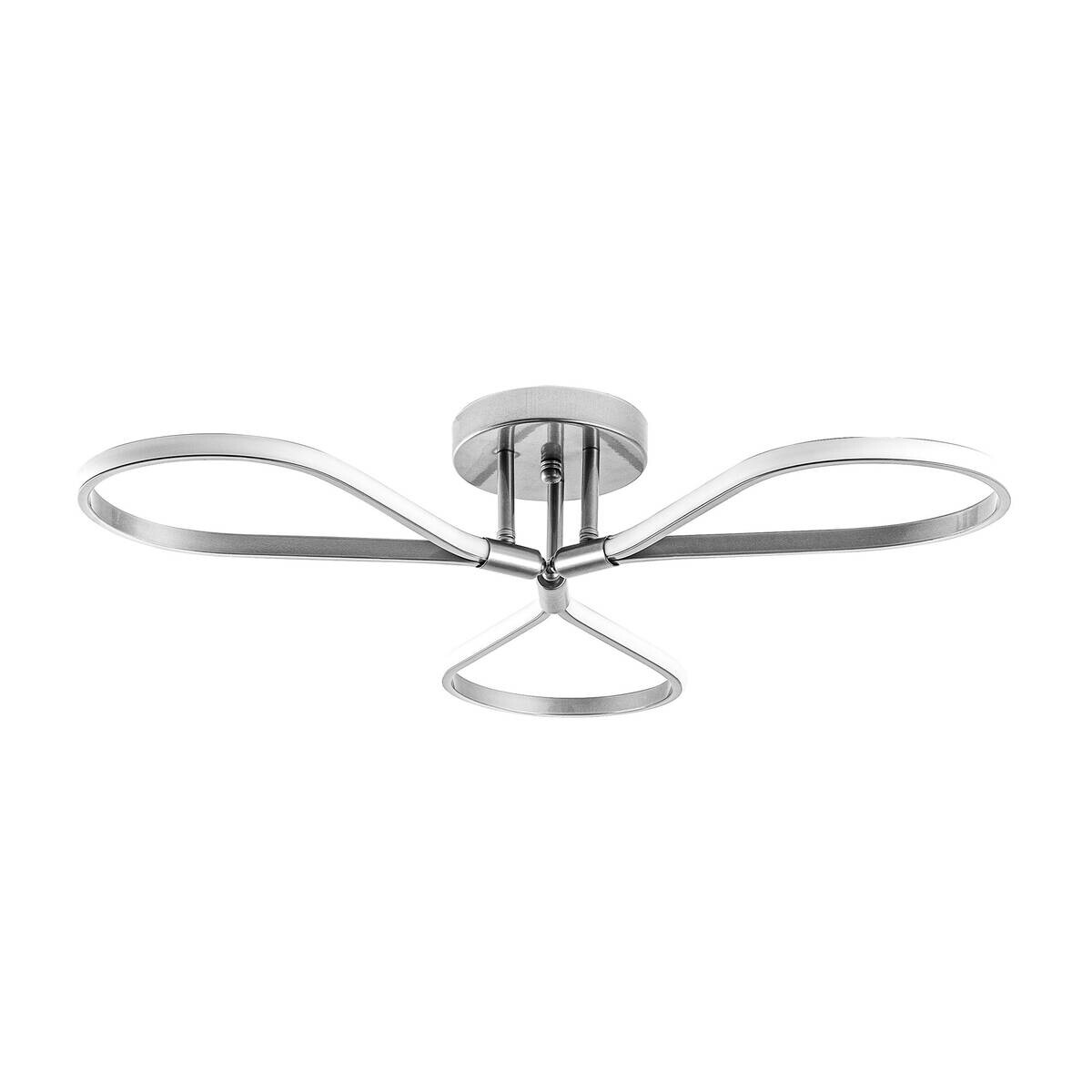 Opviq LED-Pendelleuchte Chrom B/H/T: ca. 68x14x68 cm 3 Brennstellen