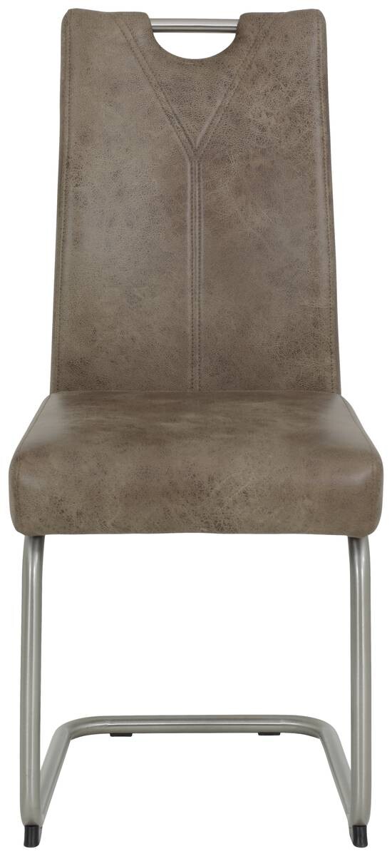Schwingstuhl Sophia 4er Set schlamm Vintage Microfaser B/H/T: ca. 43x99x58 cm