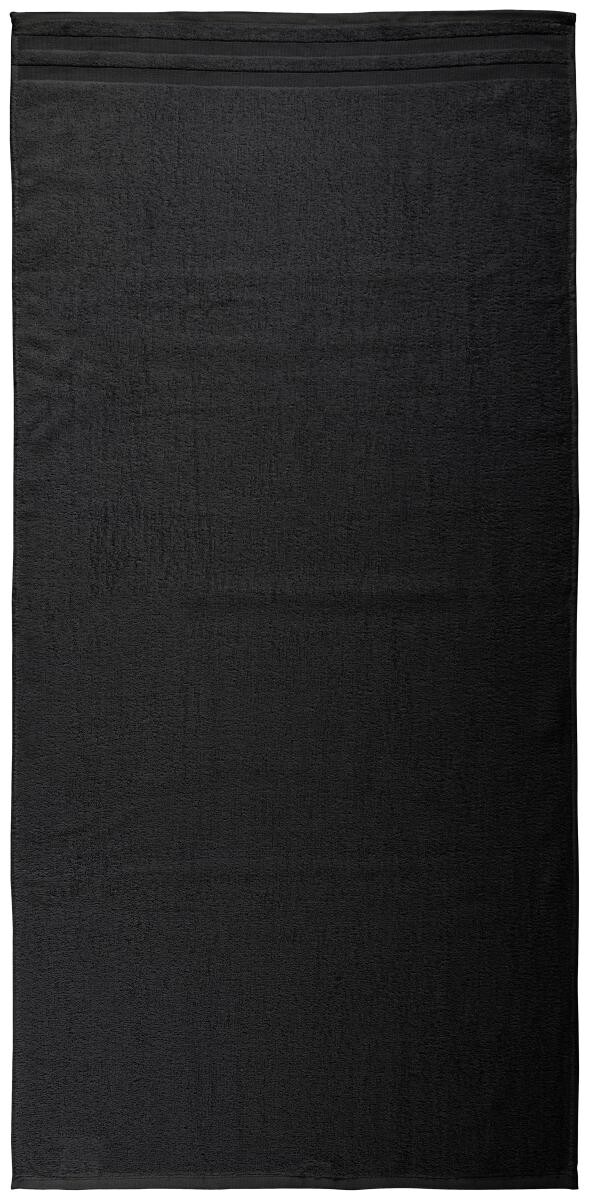 Duschtuch Miami schwarz Baumwolle B/L: ca. 70x140 cm