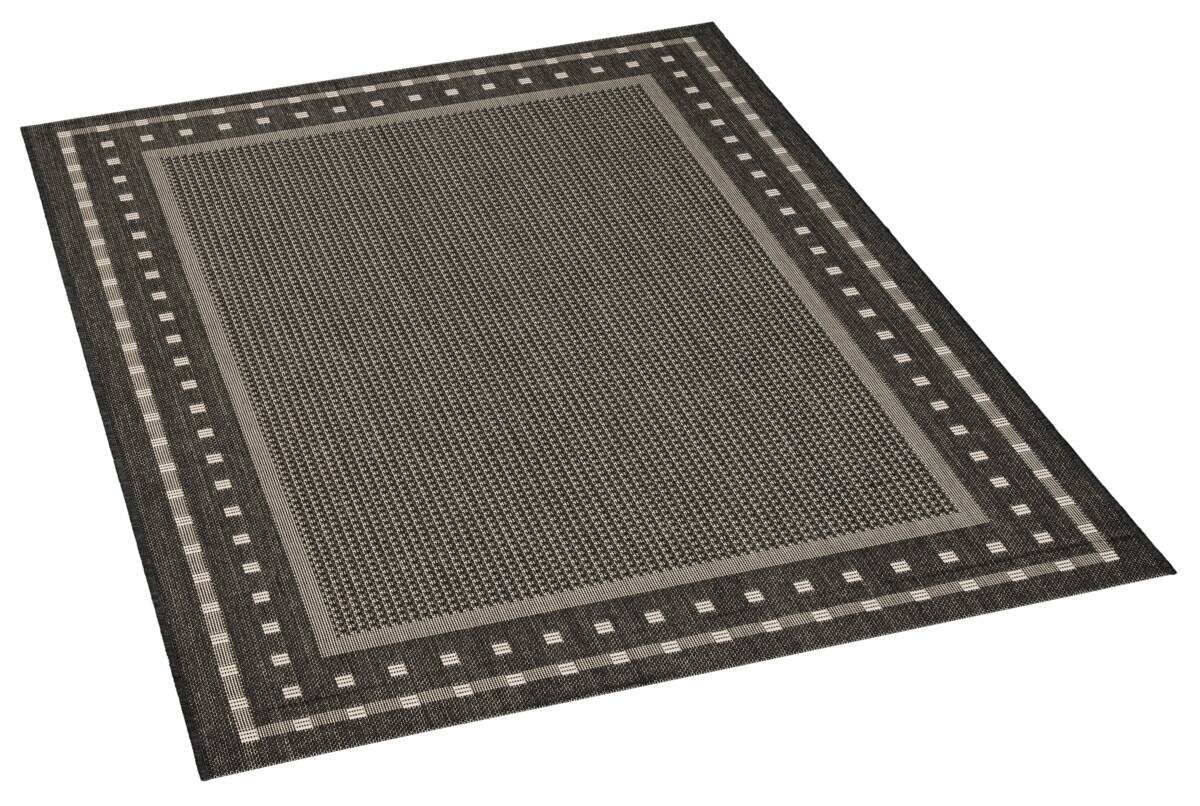 In-/Outdoor-Teppich Ambiente schwarz B/L: ca. 200x290 cm