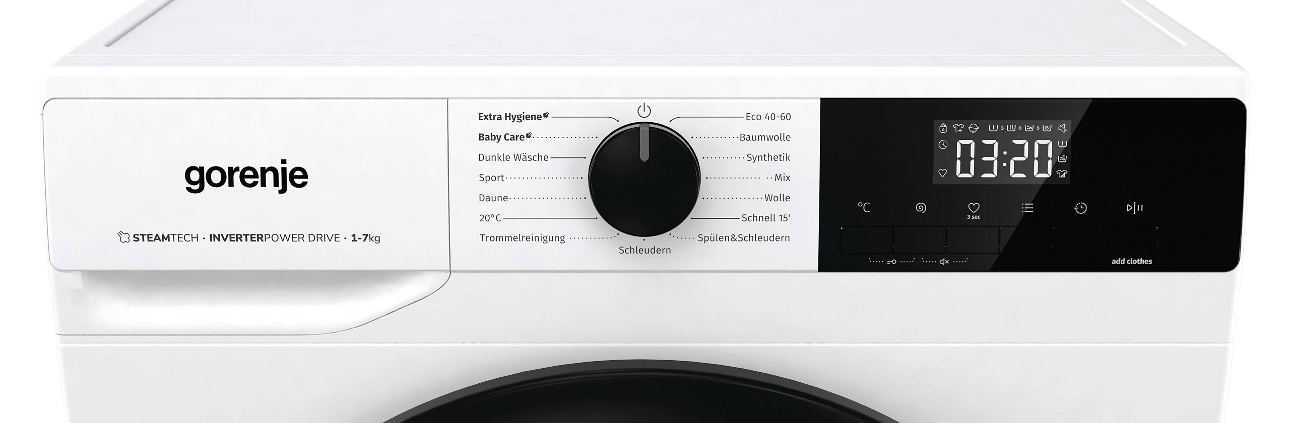 Gorenje Waschmaschine WNHEI74SAPS/DE weiß B/H/T: ca. 60x85x47 cm ca. 7 kg