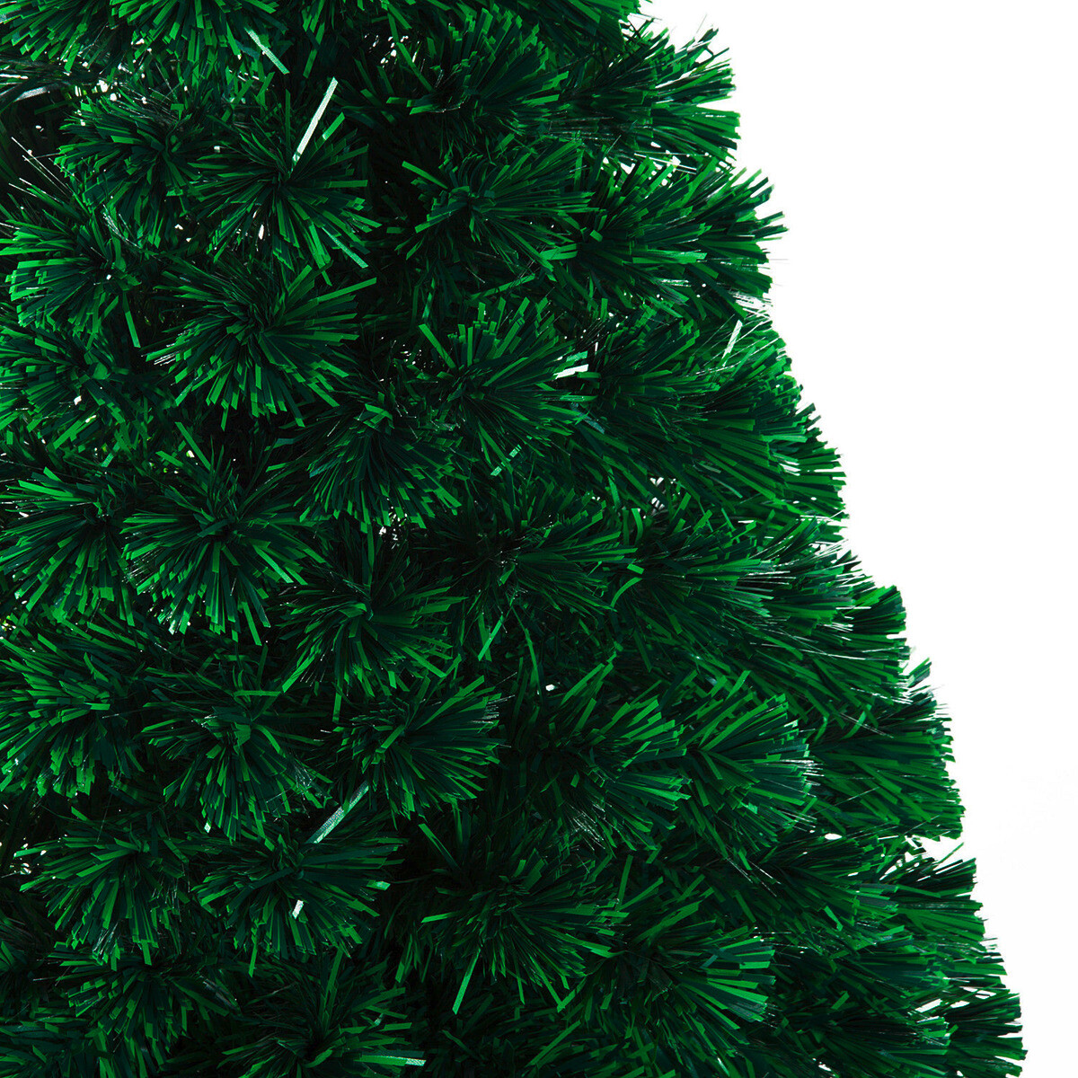 HOMCOM Weihnachtsbaum grün Metall H/D: ca. 120x60 cm