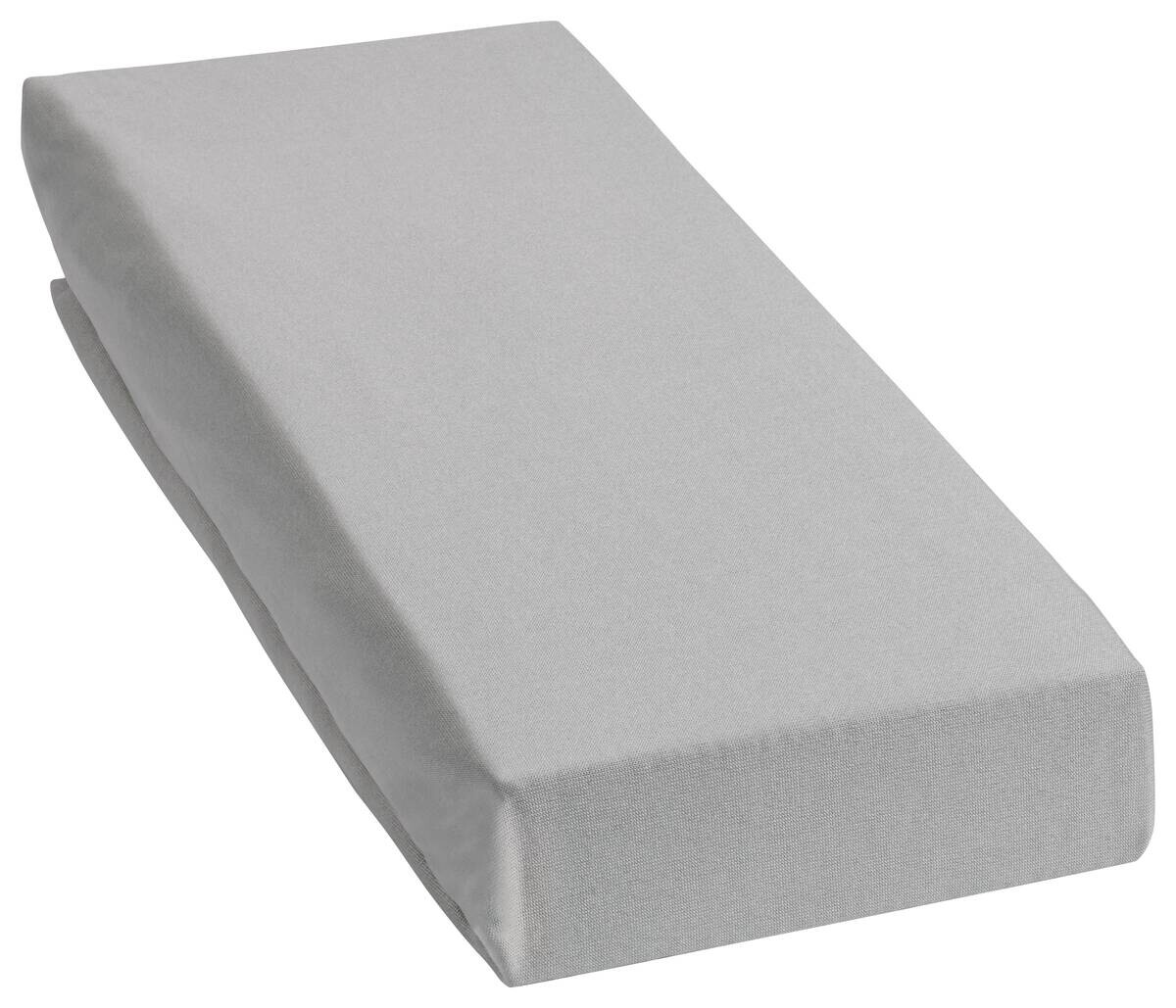 POCOline Microfaser Spannbetttuch silber 100% Polyester B/L: ca. 150x200 cm
