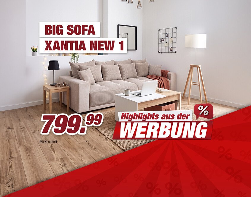 Unsere Werbe Highlights Big Sofa Xantia new 1