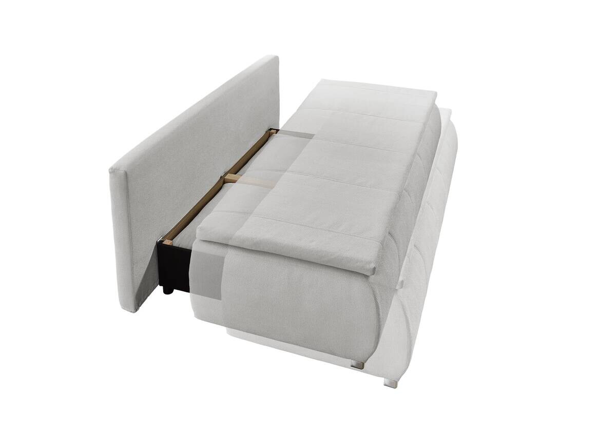 Dauerschlafsofa natur Microfaser B/H/T: ca. 207x94x90 cm