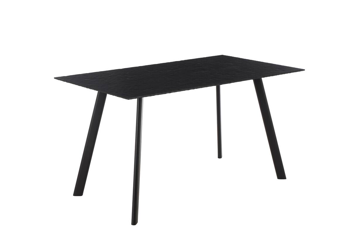 Esstisch Petra schwarz B/H/T: ca. 140x75x80 cm