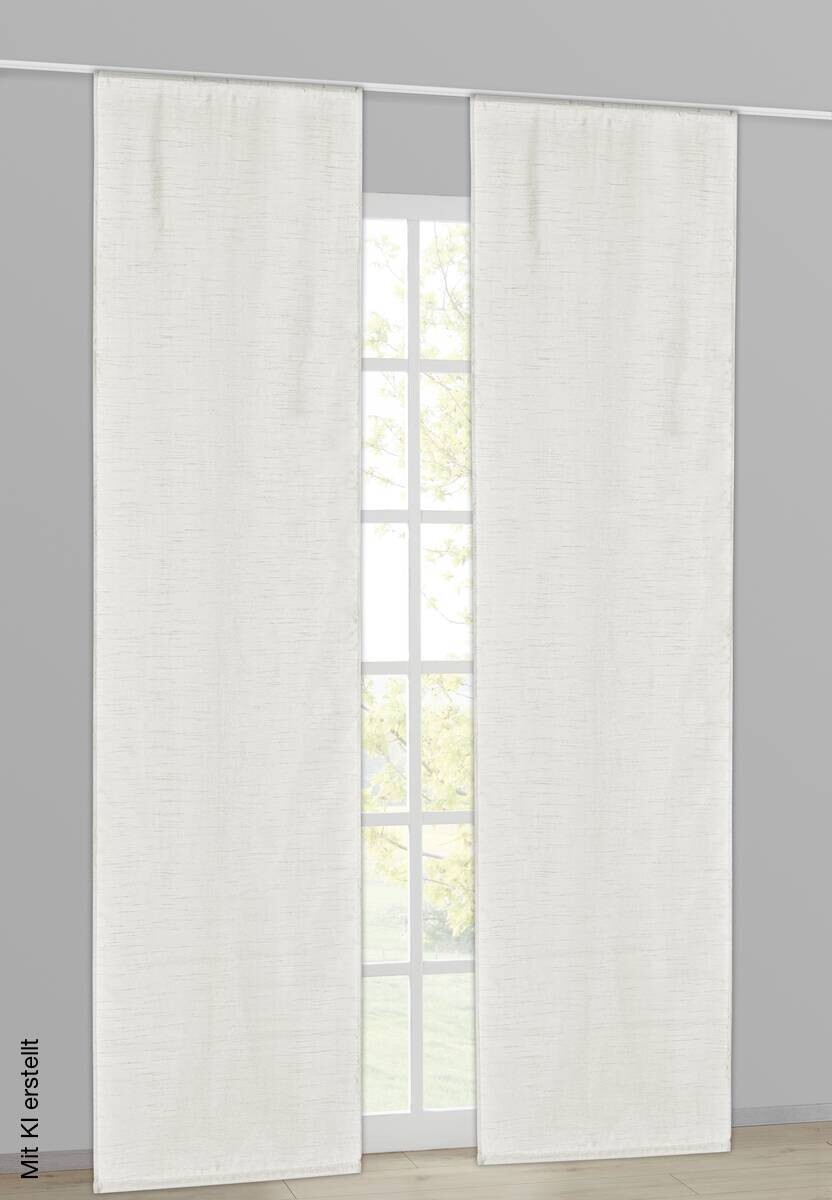 Acus Schiebevorhang Taifun natur B/L: ca. 60x245 cm
