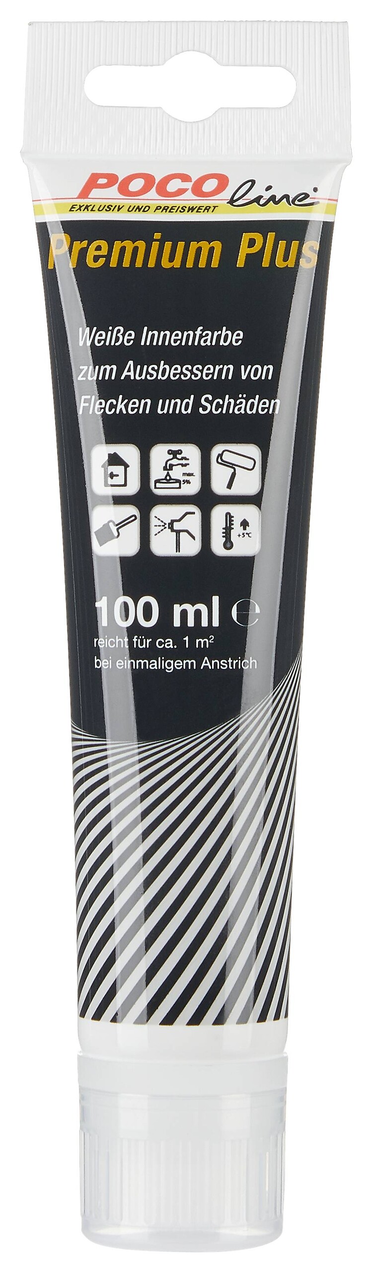 POCOline Raumfarbe Premium Plus weiß ca. 0,1 l