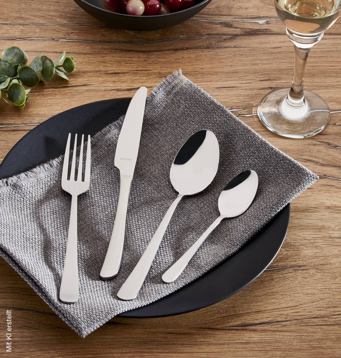 MICHELINO Besteckset Stefanie silber Edelstahl 24 tlg.