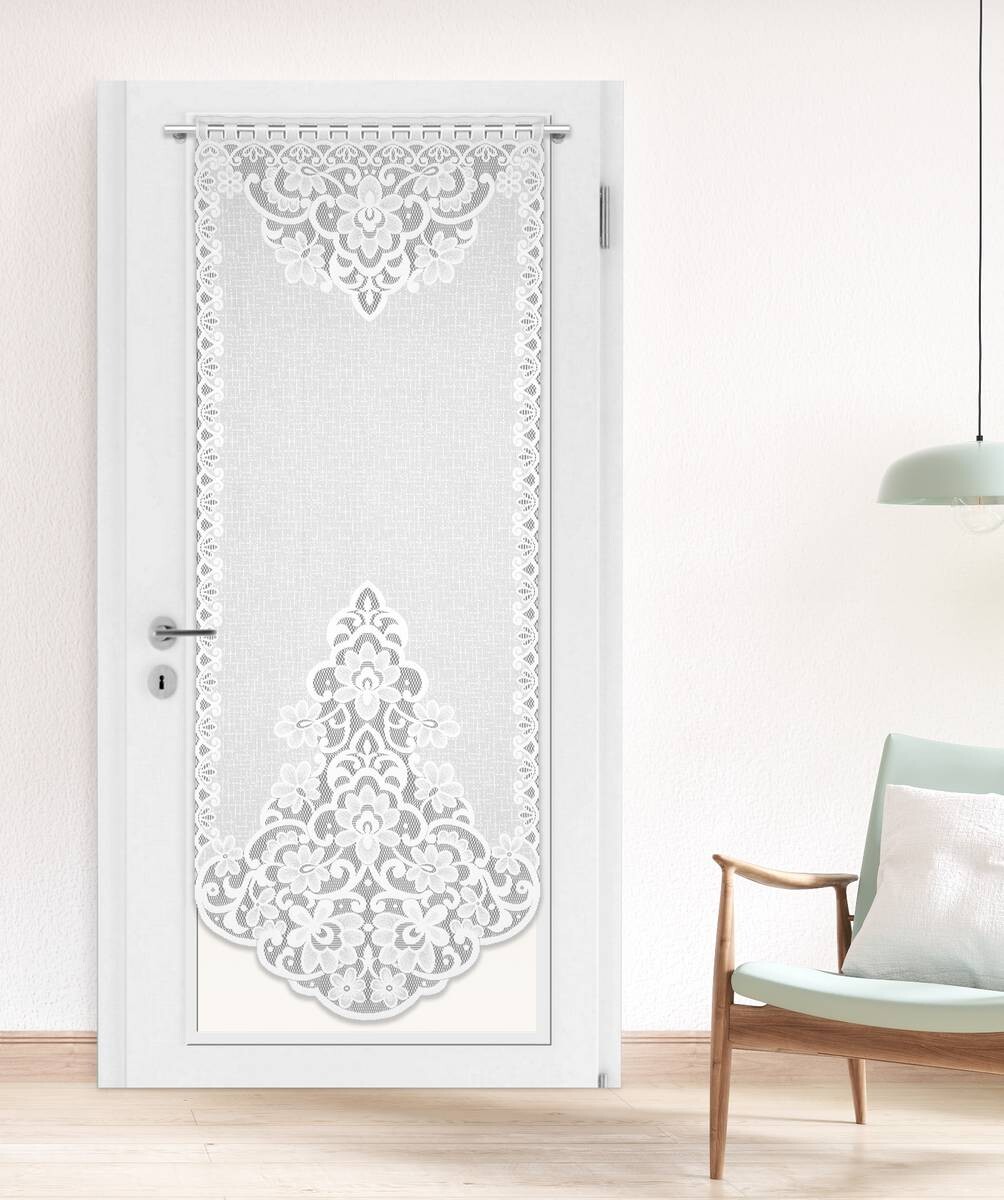 POCOline Scheibengardine Aruba weiß B/L: ca. 60x160 cm