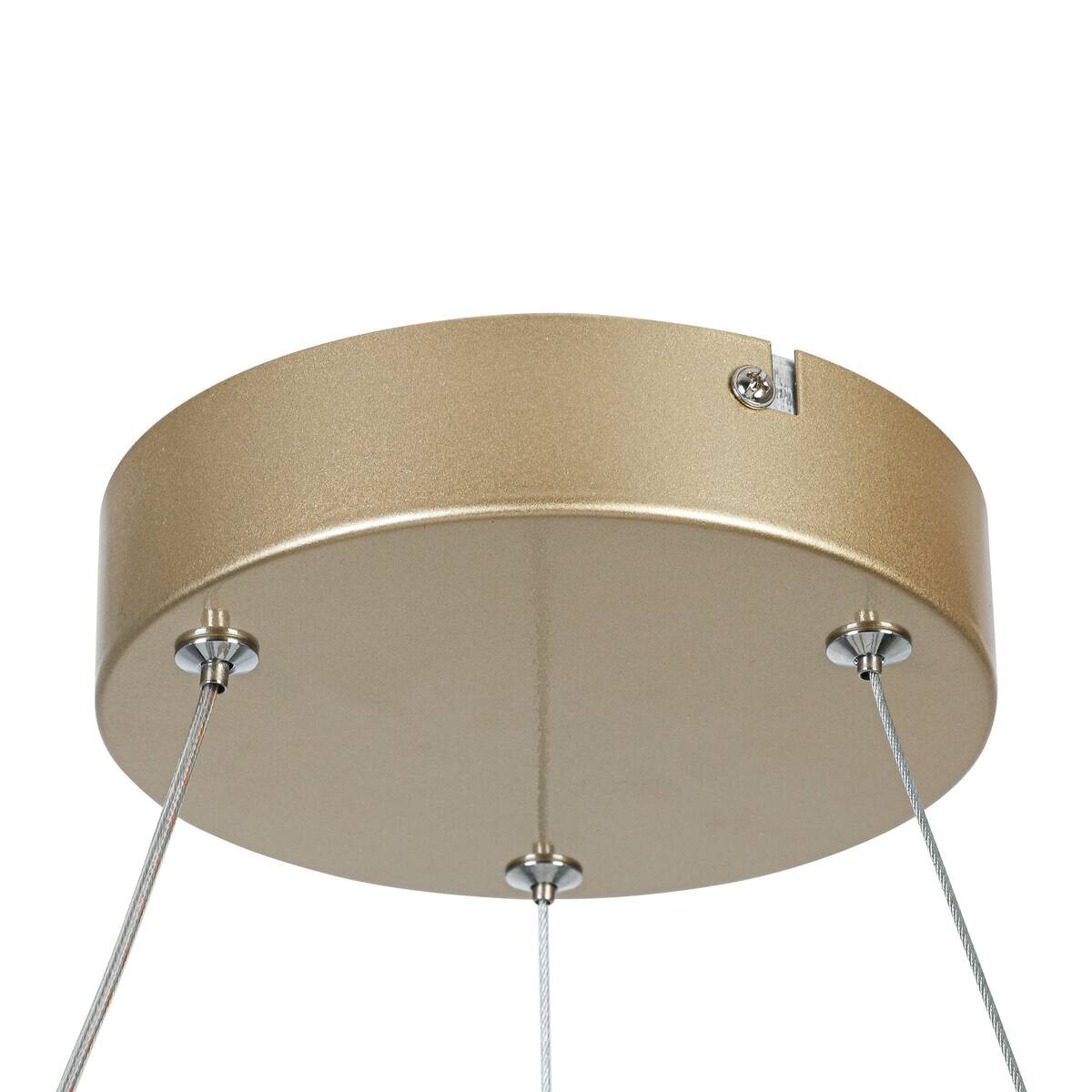 Nolo LED-Pendelleuchte Shine champagner B/H/T: ca. 50x120x50 cm