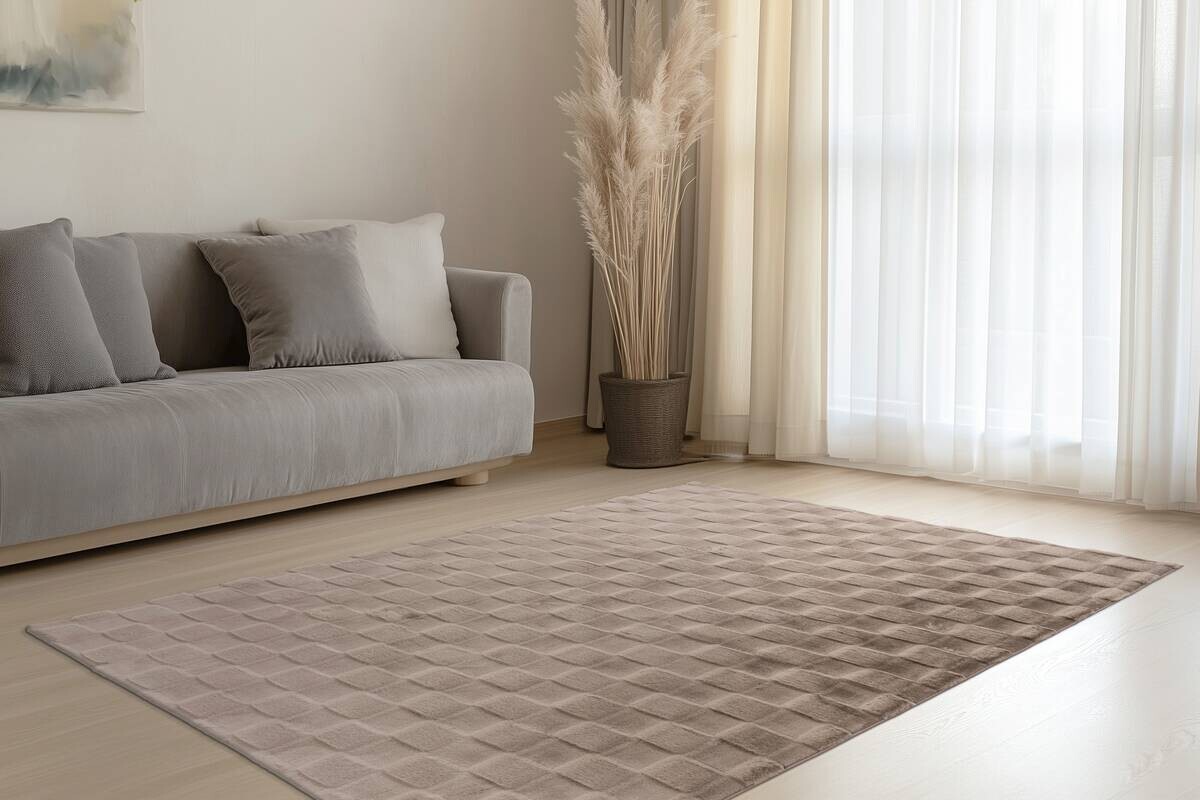 Kayoom Teppich Botany 625 taupe B/L: ca. 80x150 cm