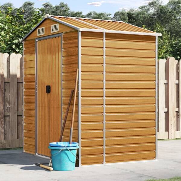 vidaXL Gartenhaus braun B/H/T: ca. 191x198x130 cm
