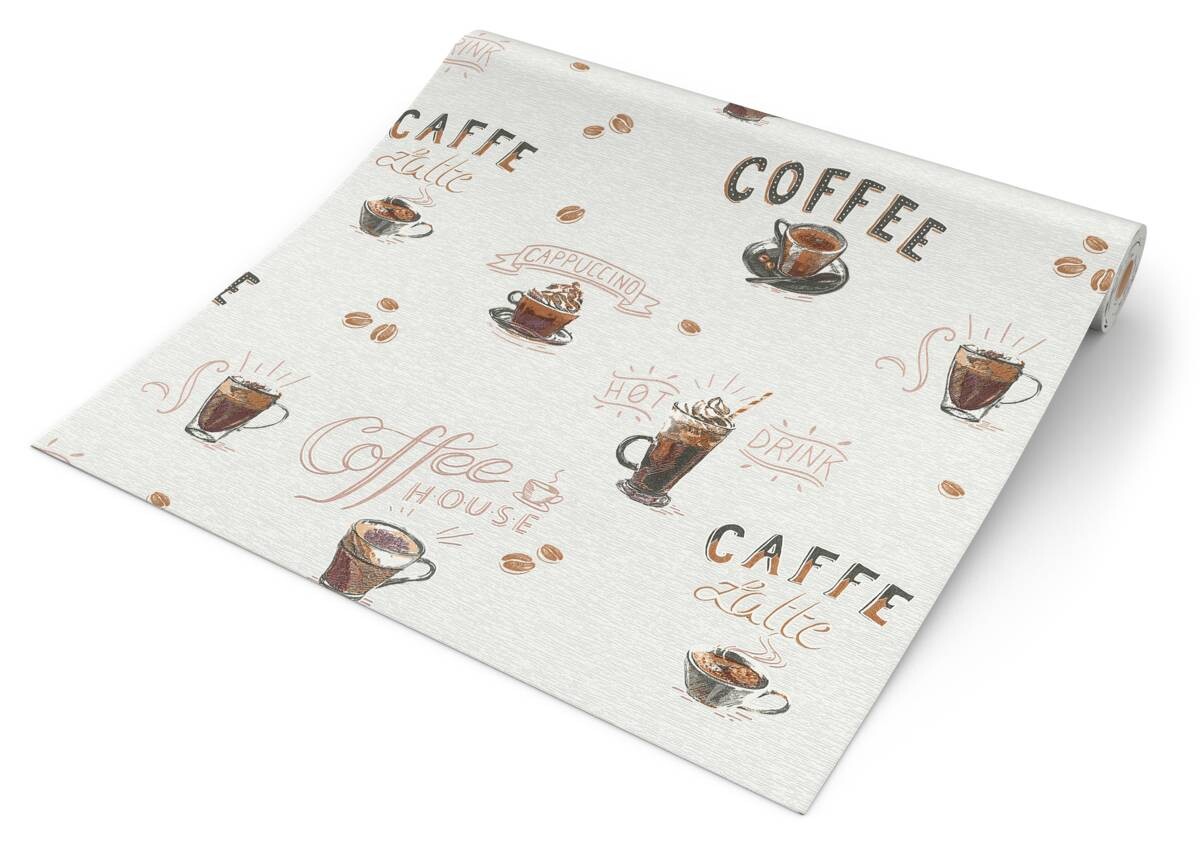 Erismann Vliestapete Coffee creme B/L: ca. 53x1005 cm
