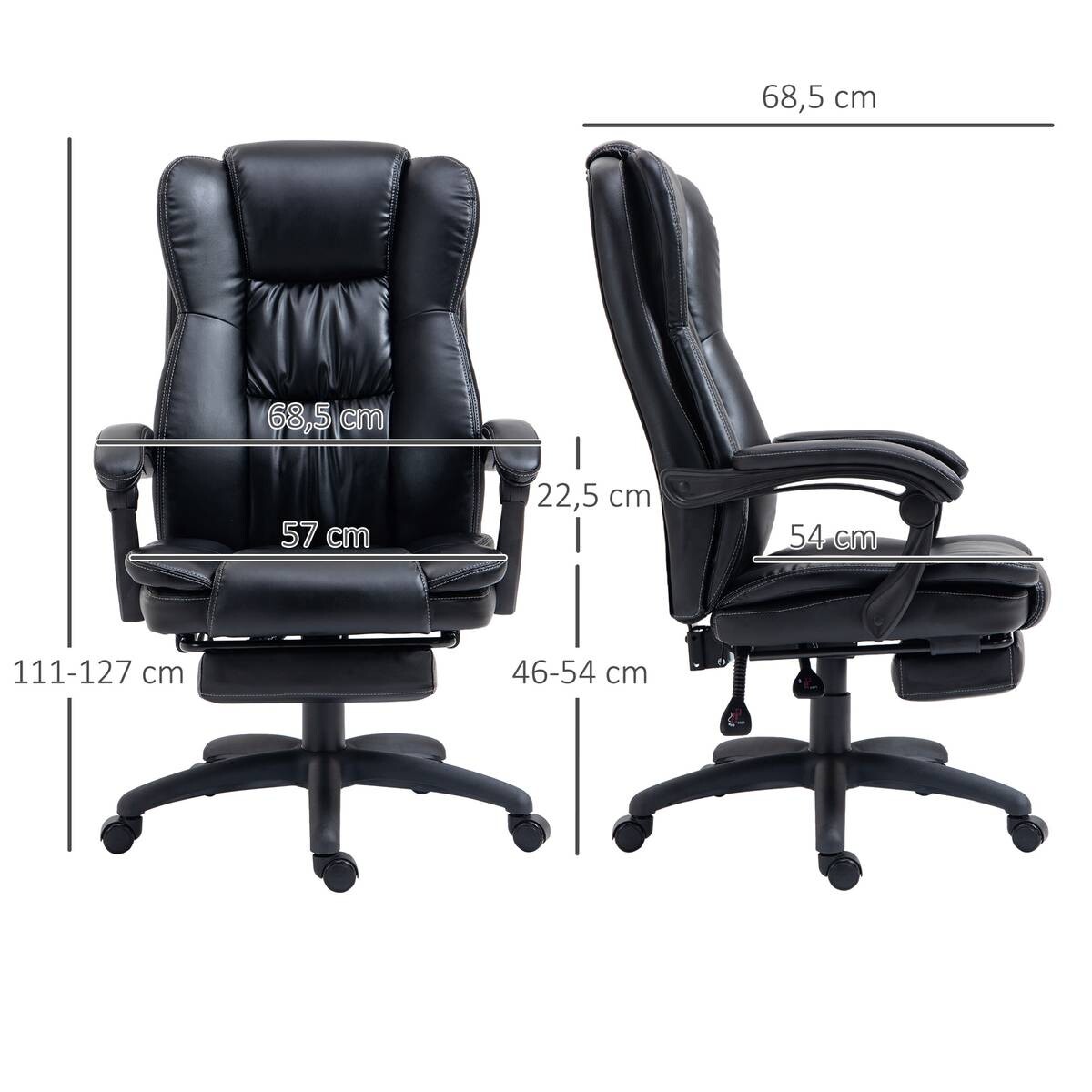 Drehstuhl 921-539V90BK schwarz