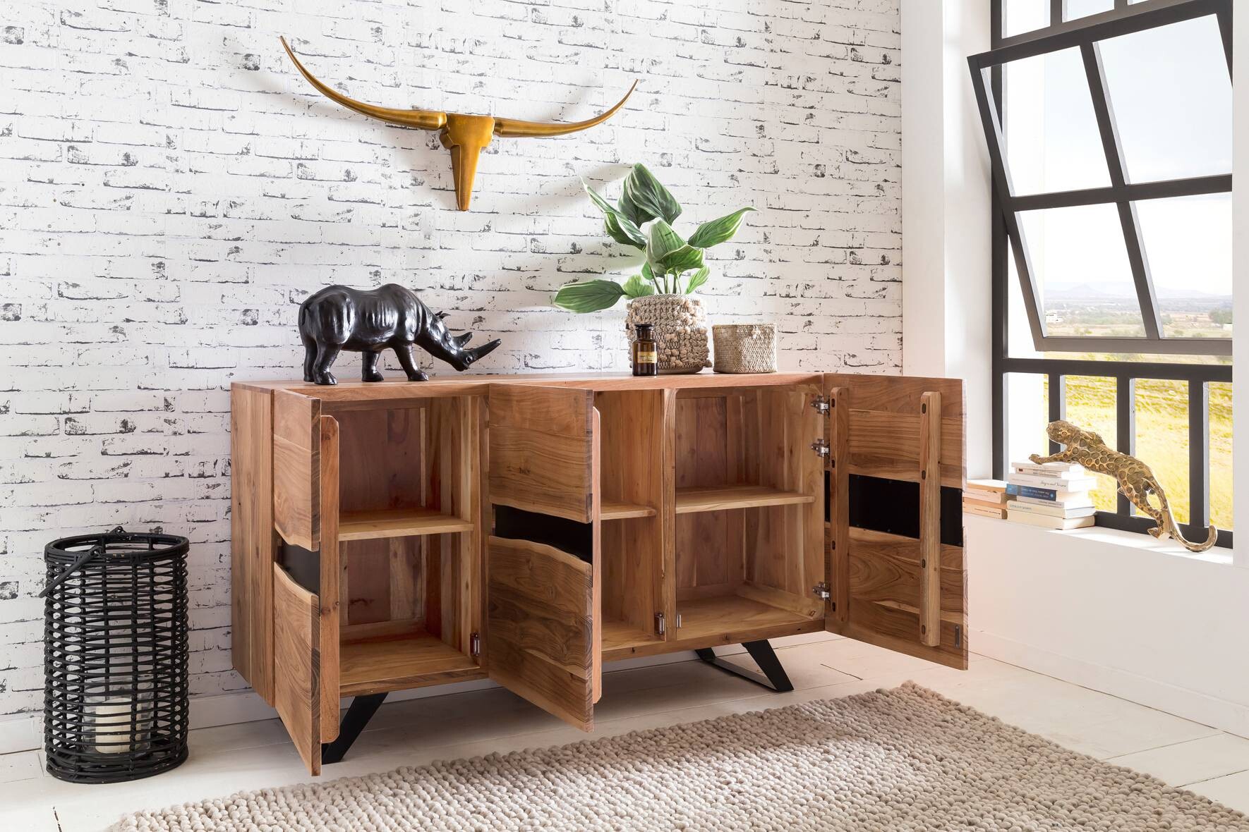 Sideboard B/H/T: ca. 148x85x43 cm