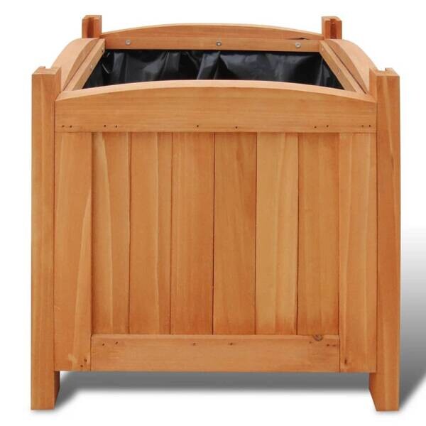 Hochbeet 2er-Set braun Holz B/H/L: ca. 30x30x30 cm