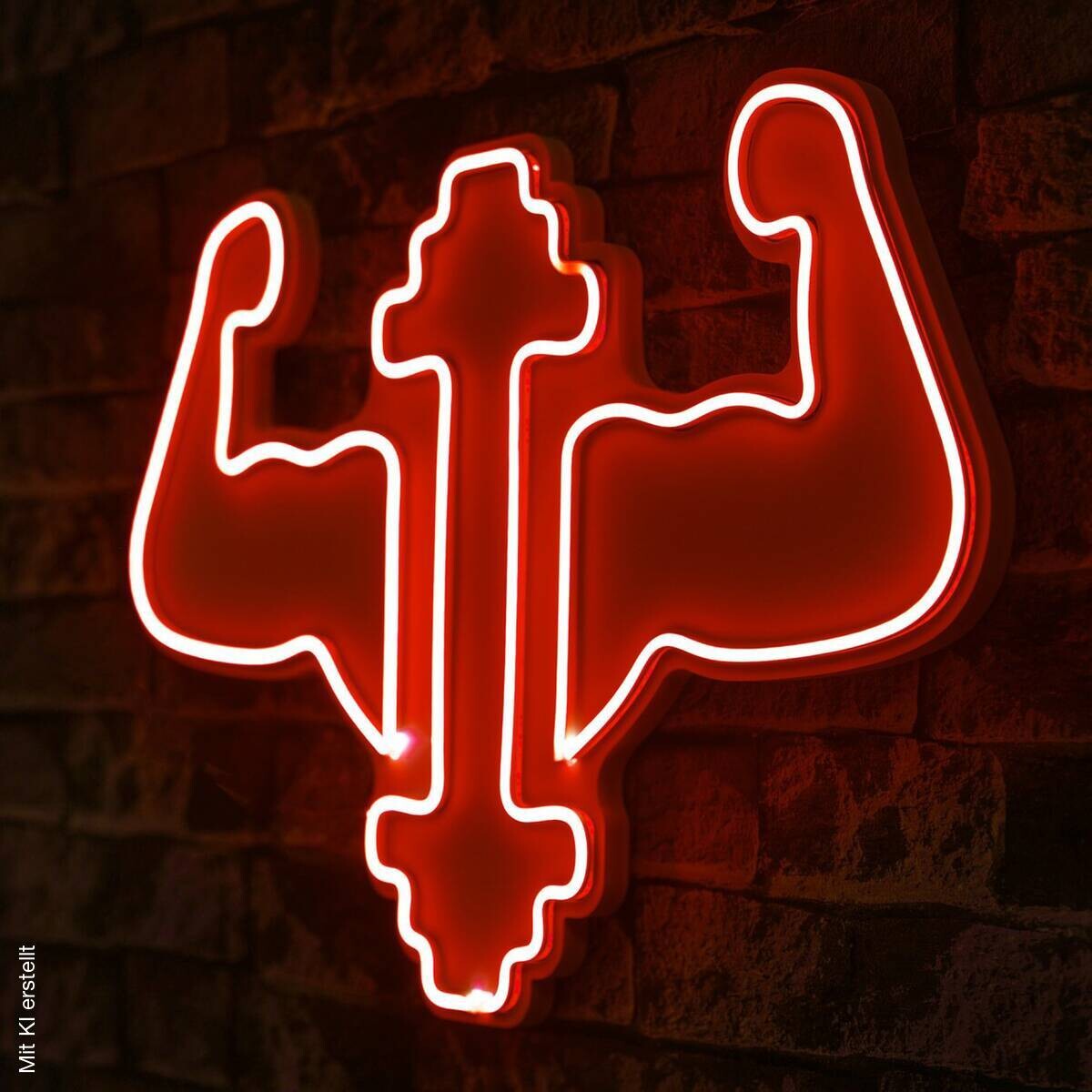 Opviq LED-Wandleuchte rot PVC B/H/T/L: ca. 56x38x3x56 cm