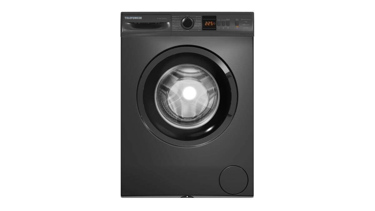 TELEFUNKEN Waschmaschine TF-WM-5441T1DI EEK: A Spektrum: A bis G 7kg 1400U/min dark Inox B/H/T: ca. 60x85x50 cm