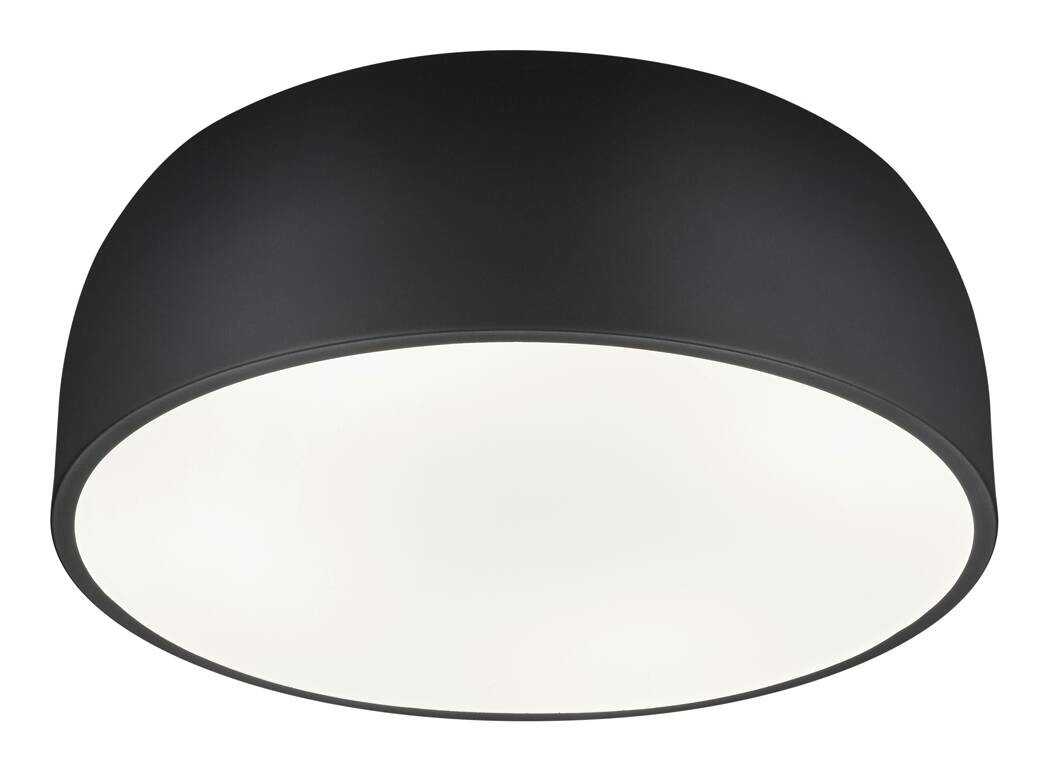 Deckenleuchte schwarz weiß H/D: ca. 24x52 cm E27 4 Brennstellen