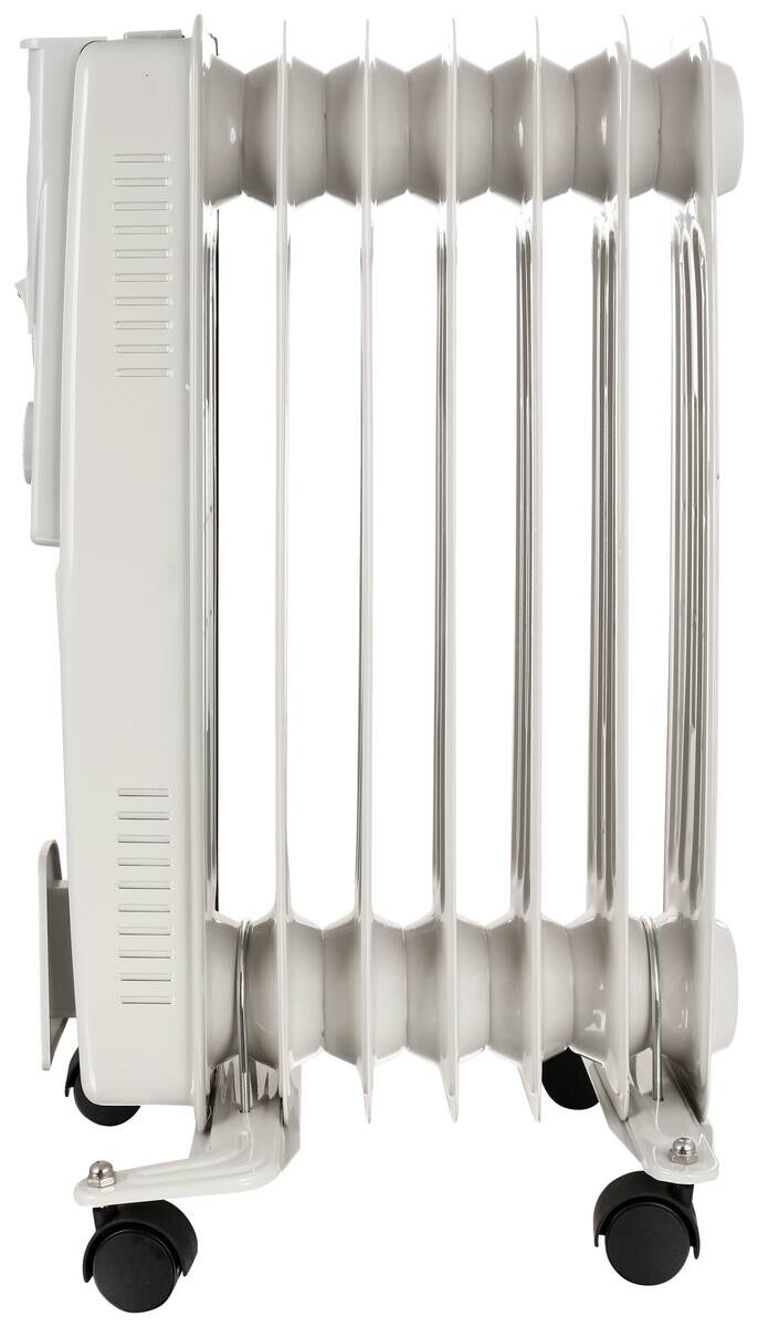 Ölradiator weiß Metall Kunststoff B/H/L: ca. 25x41x63 cm ca. 1500 W