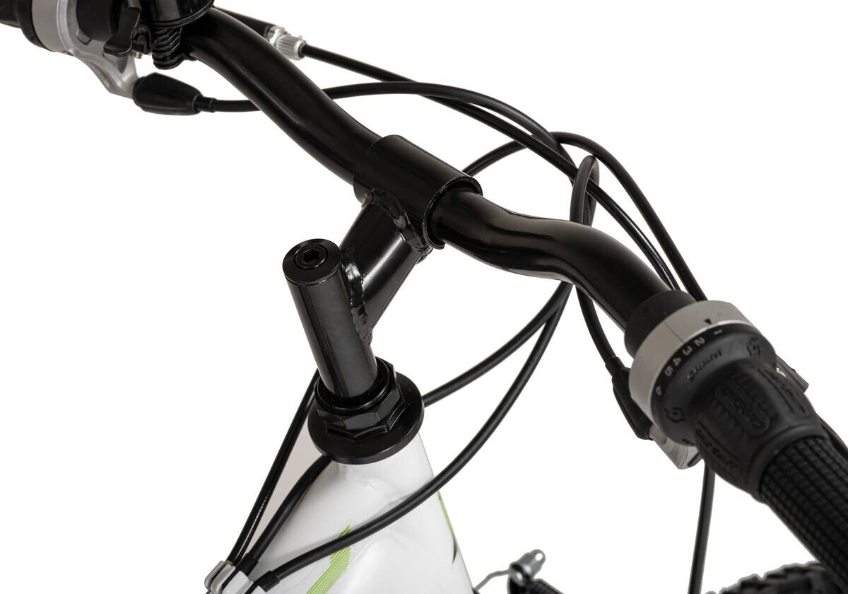 WYLD Kinder-Mountainbike Zodiac ZODIAC 24 Zoll Rahmenhöhe 38 cm 18 Gänge weiß weiß ca. 24 Zoll