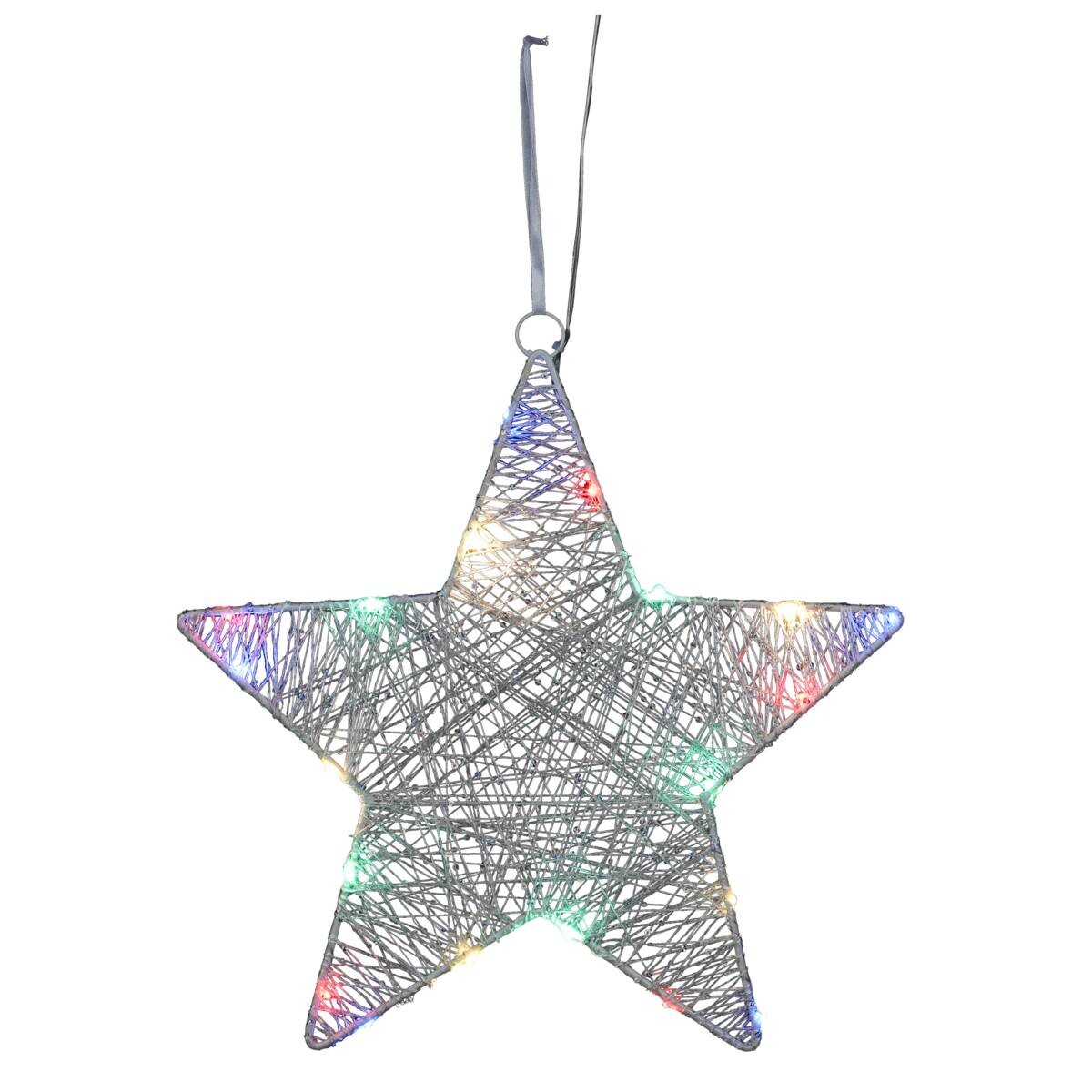 POCOline LED-Fensterbeleuchtung multicolor Metall B/H/L: ca. 3x35x35 cm