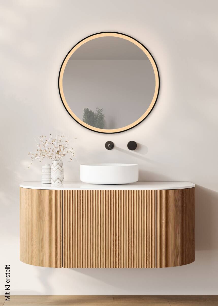 LED-Spiegel Diana transparent D: ca. 60 cm