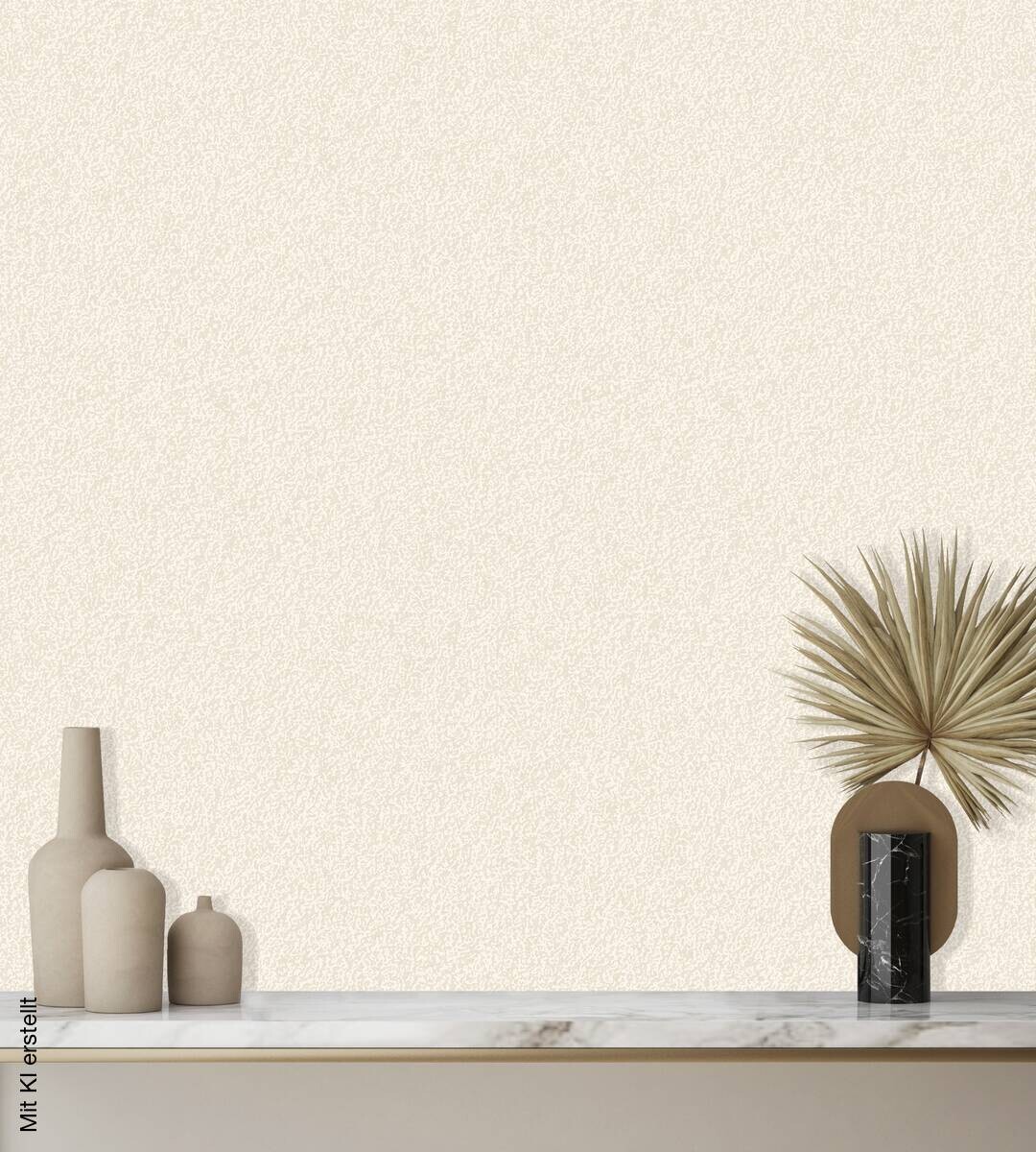 UGEPA Vinyltapete Struktur beige B/L: ca. 53x1500 cm