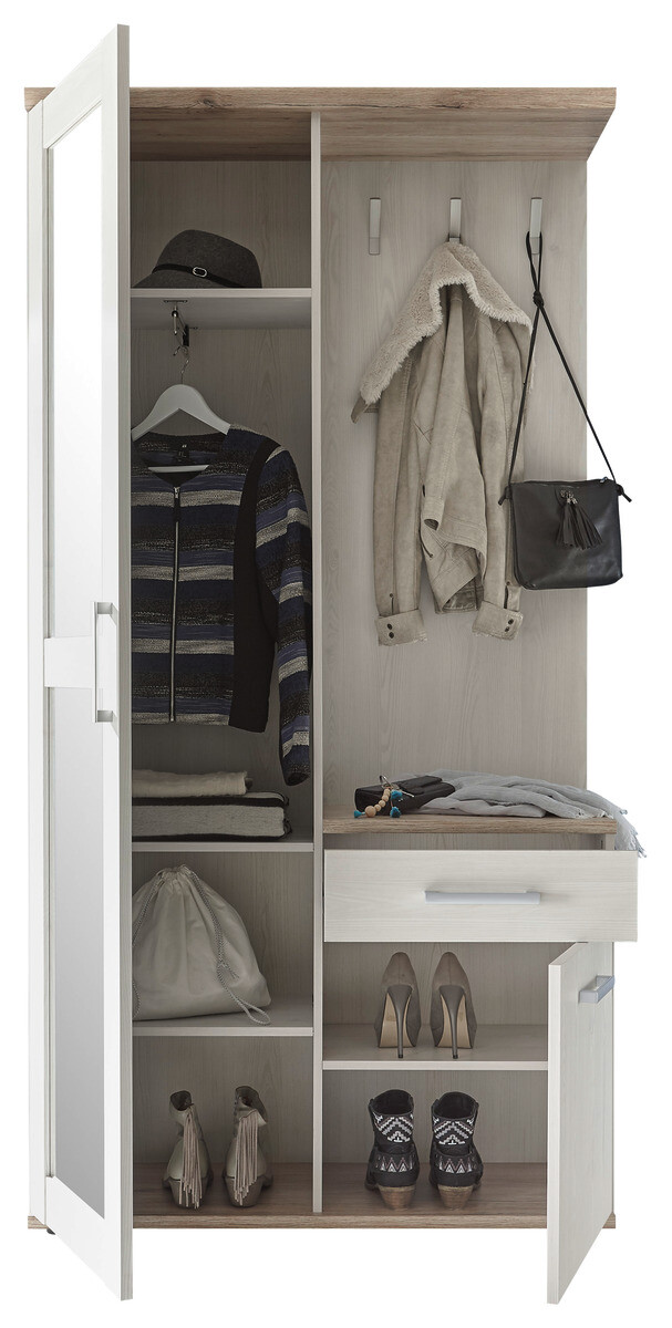 Garderobe Romance San-Remo Nachbildung Sibiu Lärche Nachbildung B/H/T: ca. 100x195x38 cm