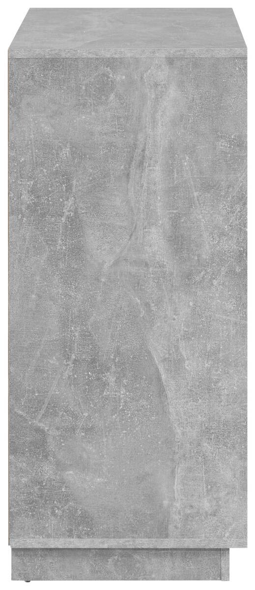 Kommode Phoenix Beton Optik weiß glänzend B/H/T: ca. 79x88x40 cm