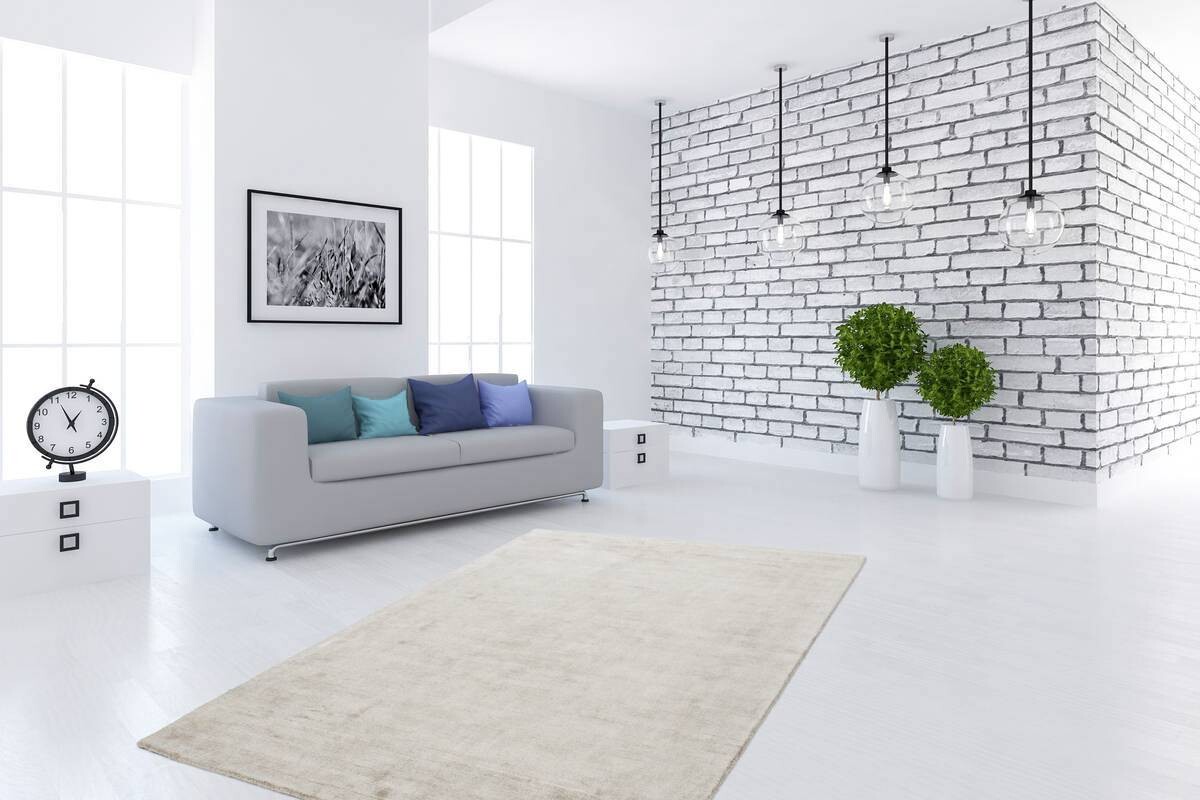 360Living Teppich Luxury elfenbein B/L: ca. 120x170 cm