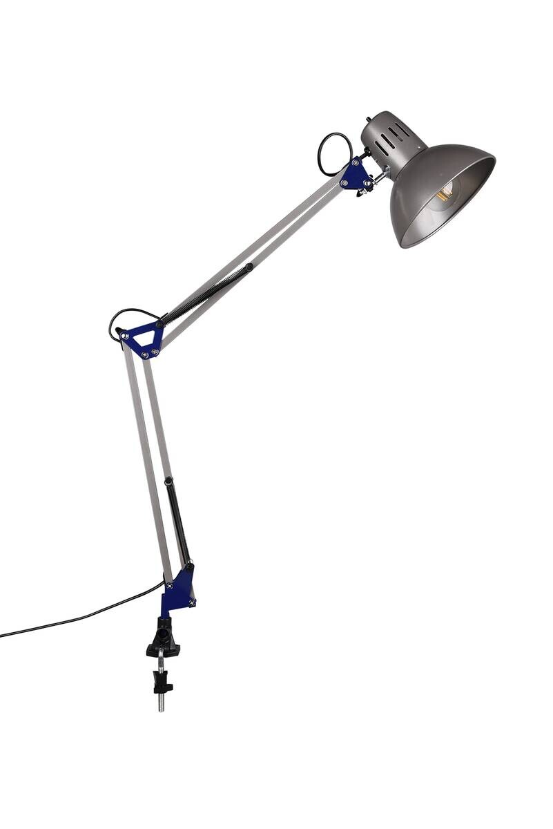 TRIO Klemmleuchte Tajo Alu Metall H/T/D: ca. 74x51x17 cm E27 1 Brennstellen