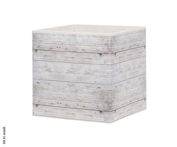 Motivbox Wood beige B/H/T: ca. 32x32x32 cm