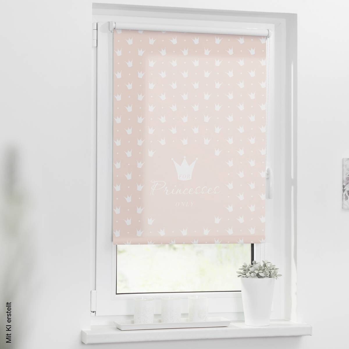 LICHTBLICK Rollo Prinzessin Lilly rosa B/L: ca. 120x150 cm