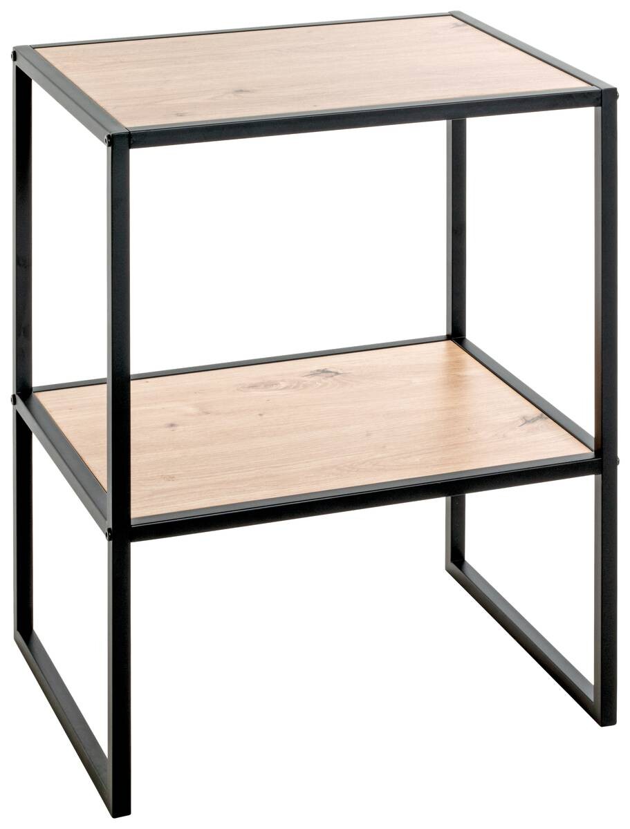 Beistelltisch Eiche Nachbildung schwarz B/H/T: ca. 45x60x40 cm