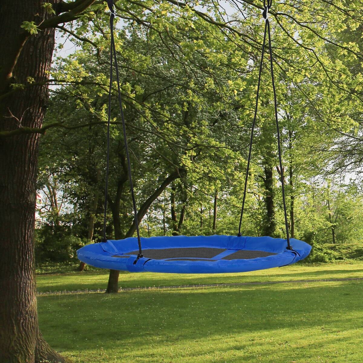 Outsunny Schaukel blau B/H/L: ca. 110x110x170 cm