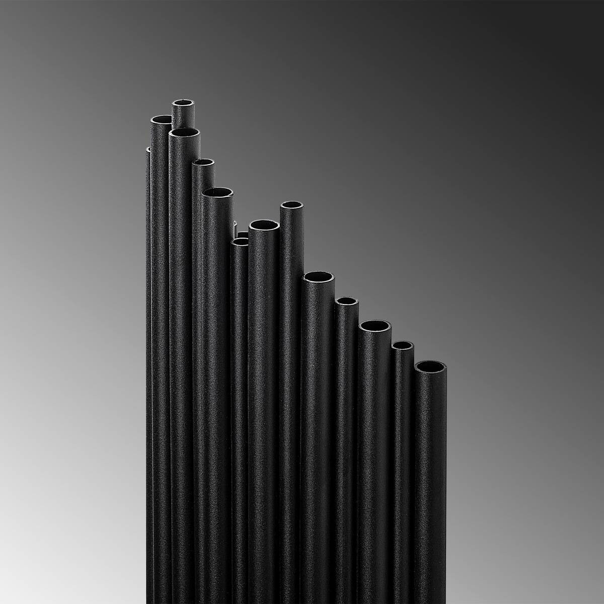 Opviq Wandleuchte schwarz Metall B/H/L: ca. 8x40x18 cm E14 1 Brennstellen