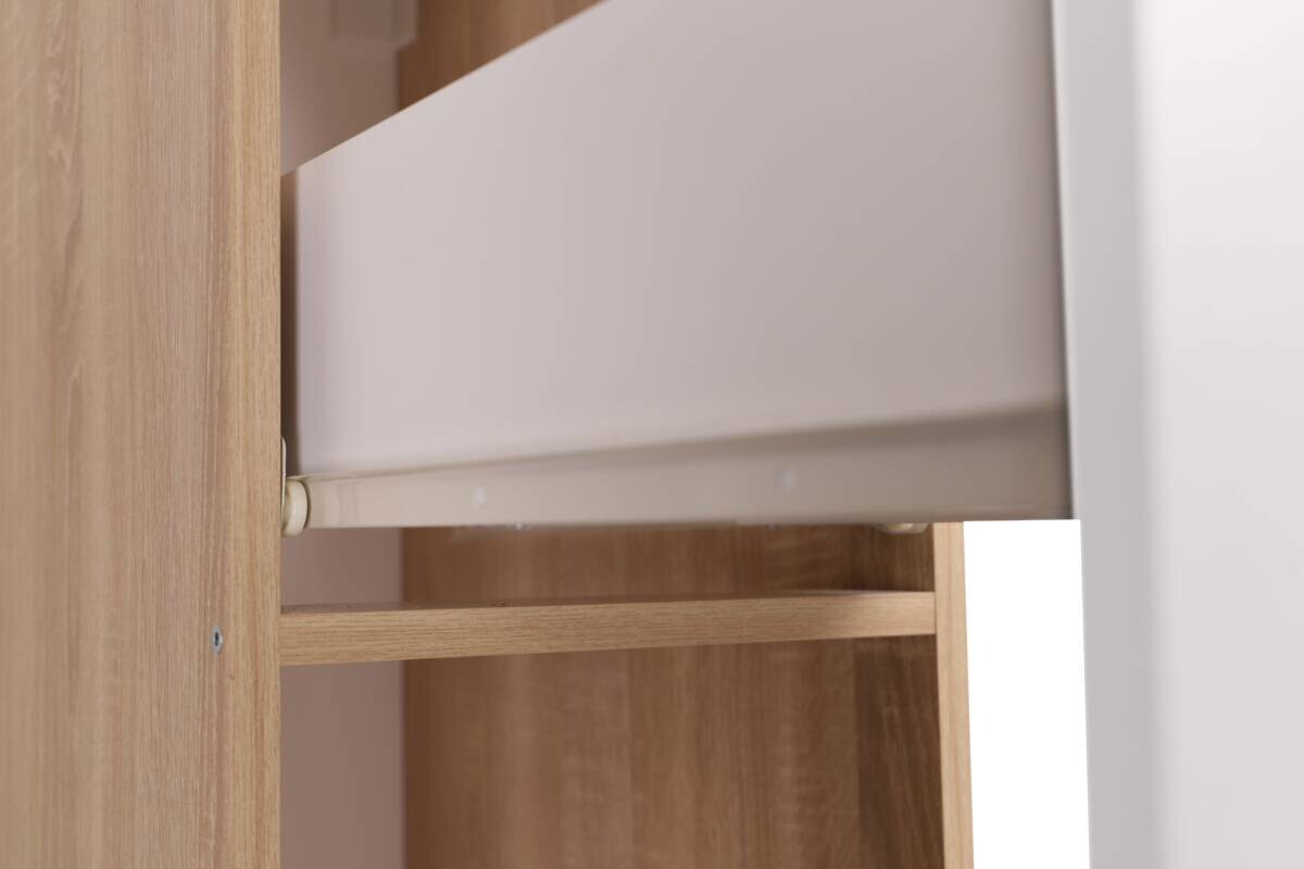 Apothekerschrank Merle weiß B/H/T: ca. 30x145x60 cm