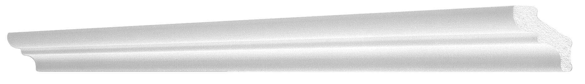 Zierprofil weiß B/H/L: ca. 3,5x3,5x150 cm